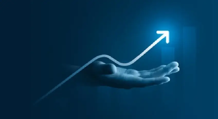 Hand with Upward Arrow