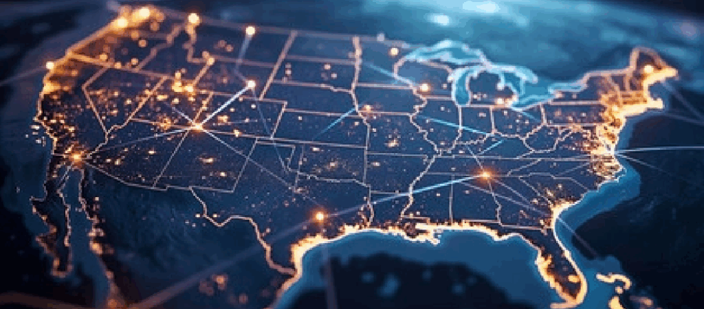 Nationwide Graphic Map
